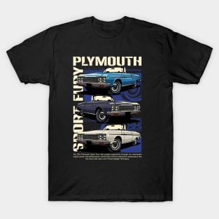 1964 Plymouth Sport Fury Car T-Shirt